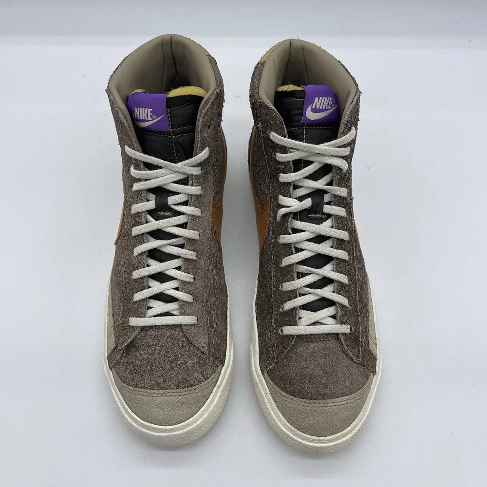 Nike Blazer Mid '77 Premium Men's Size 9.5 Shoes DM7581-200 Dark Chocolate